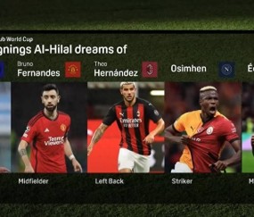 疯狂的新月 想用小因扎吉+11位外援出战世俱杯 目标意甲金靴等人