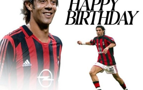 AC米兰官方祝鲁伊-科斯塔53岁生日快乐，曾随队夺欧冠等5项冠军