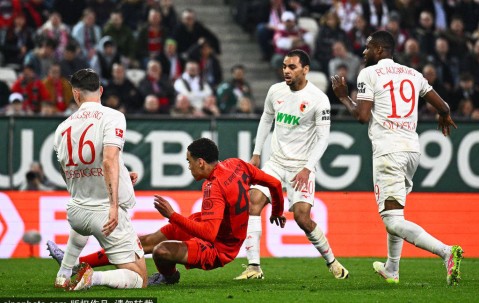 德甲-凯恩破门穆西亚拉进球+伤退 拜仁3-1奥格斯堡9分领跑